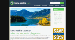 Desktop Screenshot of kananaskis.com